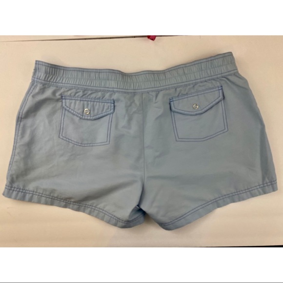 Nike Shorts. Swim Shorts for Women. Blue. Measurements in Photos. Athletic. - Picture 7 of 9